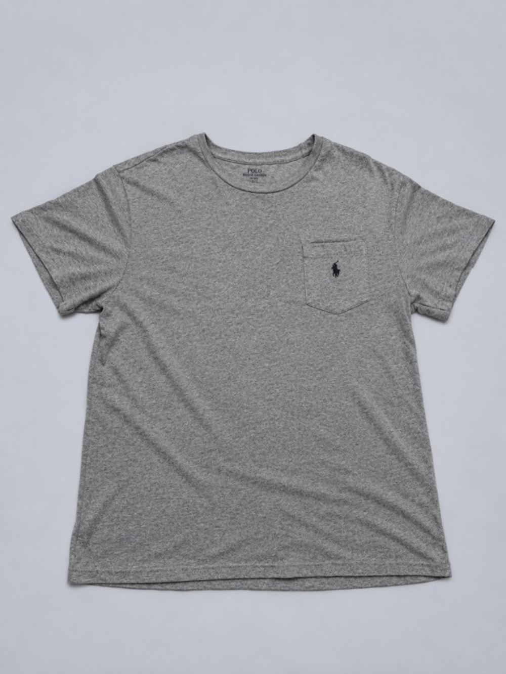 Polo by Ralph Lauren Men’s Heather Gray Pocket Tee